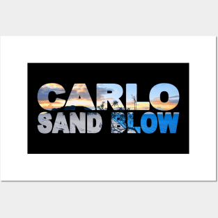 CARLO SAND BLOW - QLD Australia Rainbow Beach Posters and Art